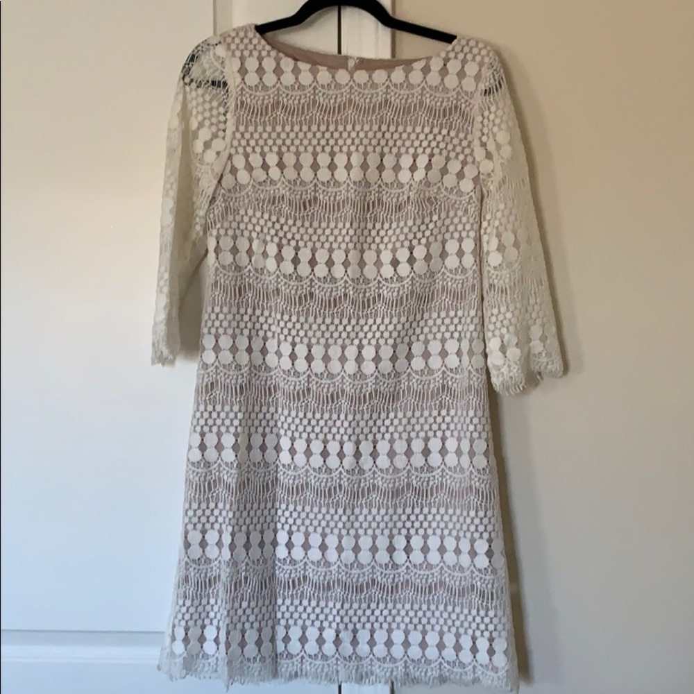 White lace dress